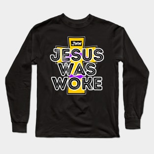 Jesus Was Woke - Intersex Pride Long Sleeve T-Shirt